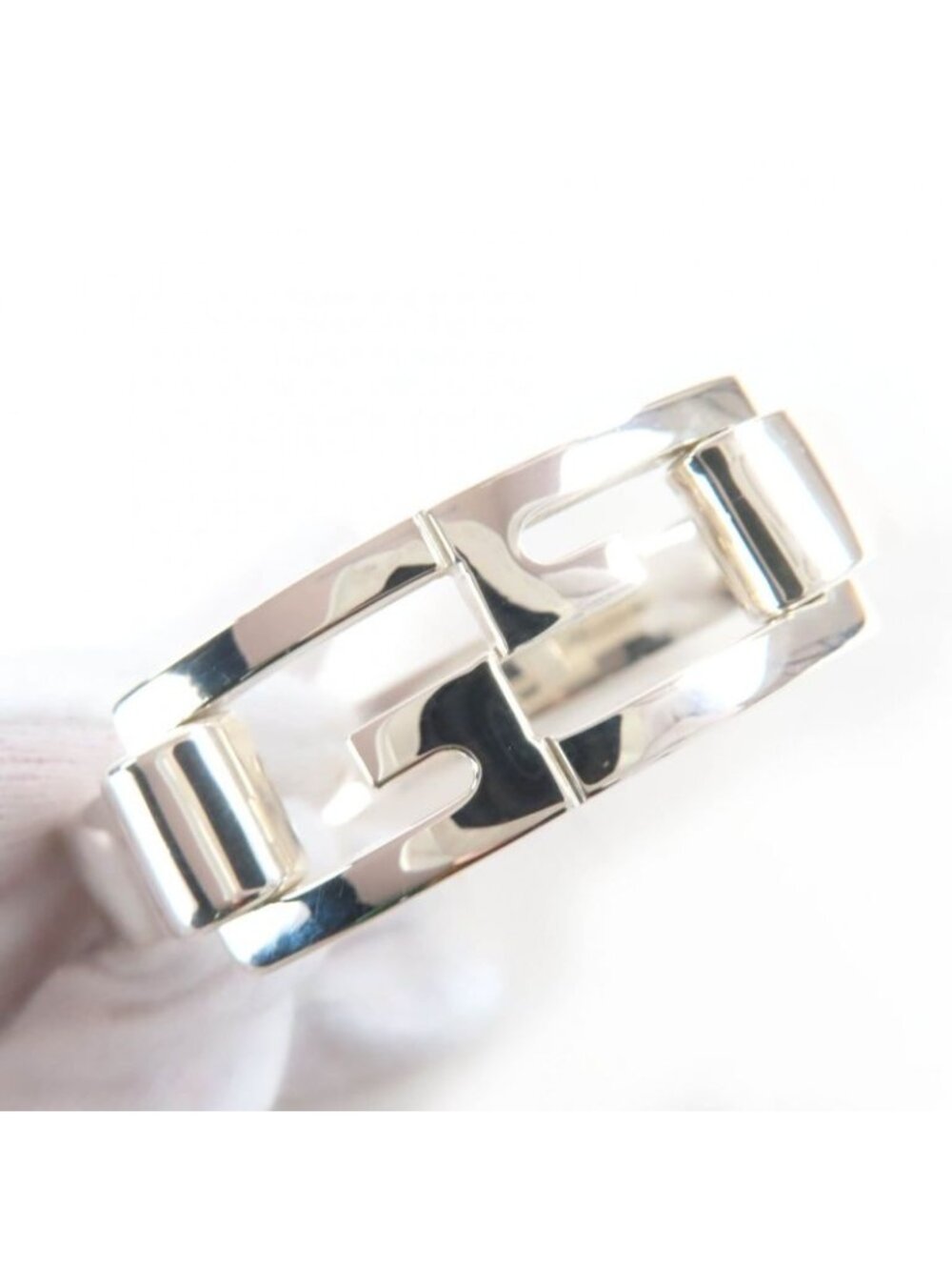 Gucci GG Bangle Bracelet Silver Weight - Picture 7 of 8